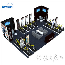 Detian Offer Las Vegas fashion motor car display stand booth expo design for trade show and fair